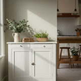 Antique Parisian sideboard, two doors, two drawers