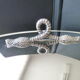 Oval-shaped covered gratin dish in Silver Metal
