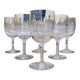 6 verres à eau en cristal Baccarat modèle Nancy