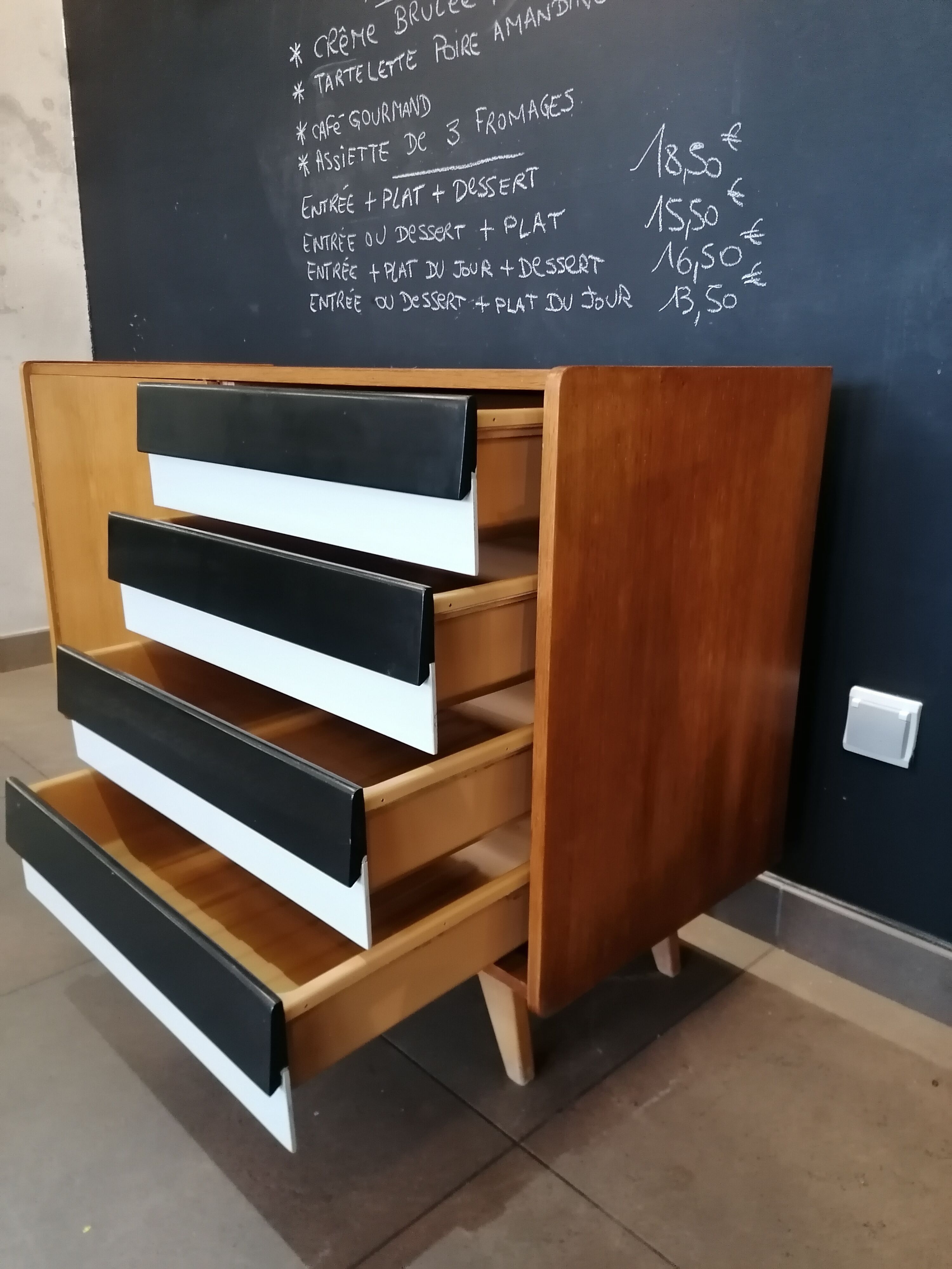 Jiri Jiroutek's chest of drawers 1960s