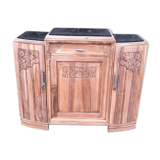 Art Deco buffet 1930 in raw walnut
