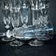 Saint-Louis set of 6 Tommy cut crystal champagne flutes signed H18.5