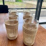 6 orangeade glasses