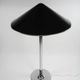 Ateljé Lyktan floor lamp with rare oversized custom shade – Sweden, 1970s