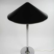 Ateljé Lyktan floor lamp with rare oversized custom shade – Sweden, 1970s
