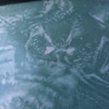 Formica and chrome-plated metal table