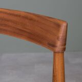 Iconic Dining Set by Hans Olsen – Teak Round Table and 4 Chairs, Denmark, 1960s