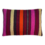 Housse de coussin en kilim turc vintage, 30 x 50 cm