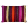 Vintage turkish kilim cushion cover, 30 x 50 cm