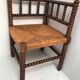 Vintage wooden corner chair turns, 50/60