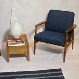 Armchairs created by M. Zieliński year 60 blue fabric