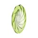 XXL Fruit Bowl Val Saint Lambert Crystal Lime Green 40cm