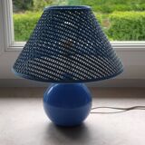 Blue lamp.