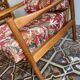 Mid-century floral sitting area