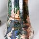 Pair of candle holders in vintage Danish ceramic 1970 signed