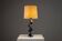 Sculptural wooden Typ 42 table lamp by Temde