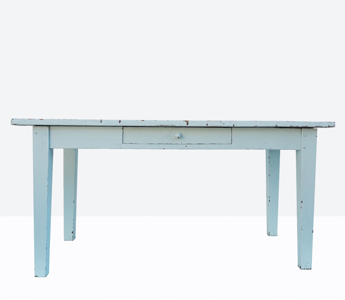 Old painted farmhouse table