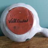 Caquelon dish, thistle decoration by Etienne Daniel, Vallauris