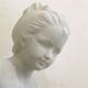 Pair of busts in biscuits