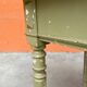 Large bistro coffee table in weathered wood