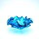 Sculptural Coupe Murano — "Bullicante" Aquamarine Blue — 1950