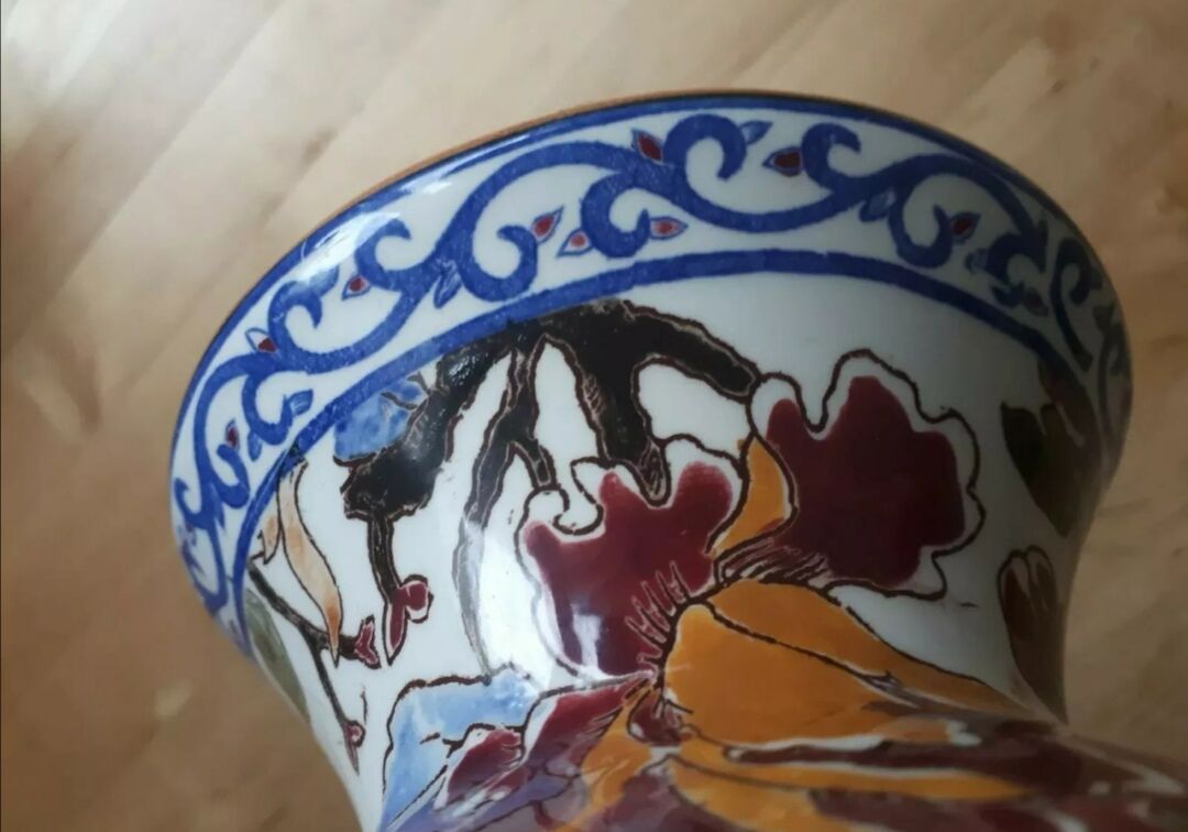 Vase ball Gien Peonies