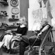 Photography, "Pablo Picasso and his model, Sylvette David", Vallauris, 1954 / 15 x 15 cm