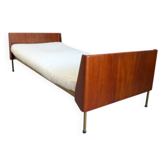 lit daybed en teck, Danemark, 1960