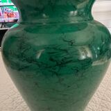 Vase en céramique verte