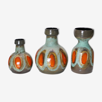 Lot de 3 vases années 1960 Dumler & Breiden