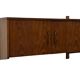Vintage wall cabinet compact wall system 1960s teak veneer