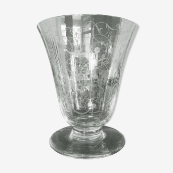 Vase en cristal de Baccarat Michelangelo