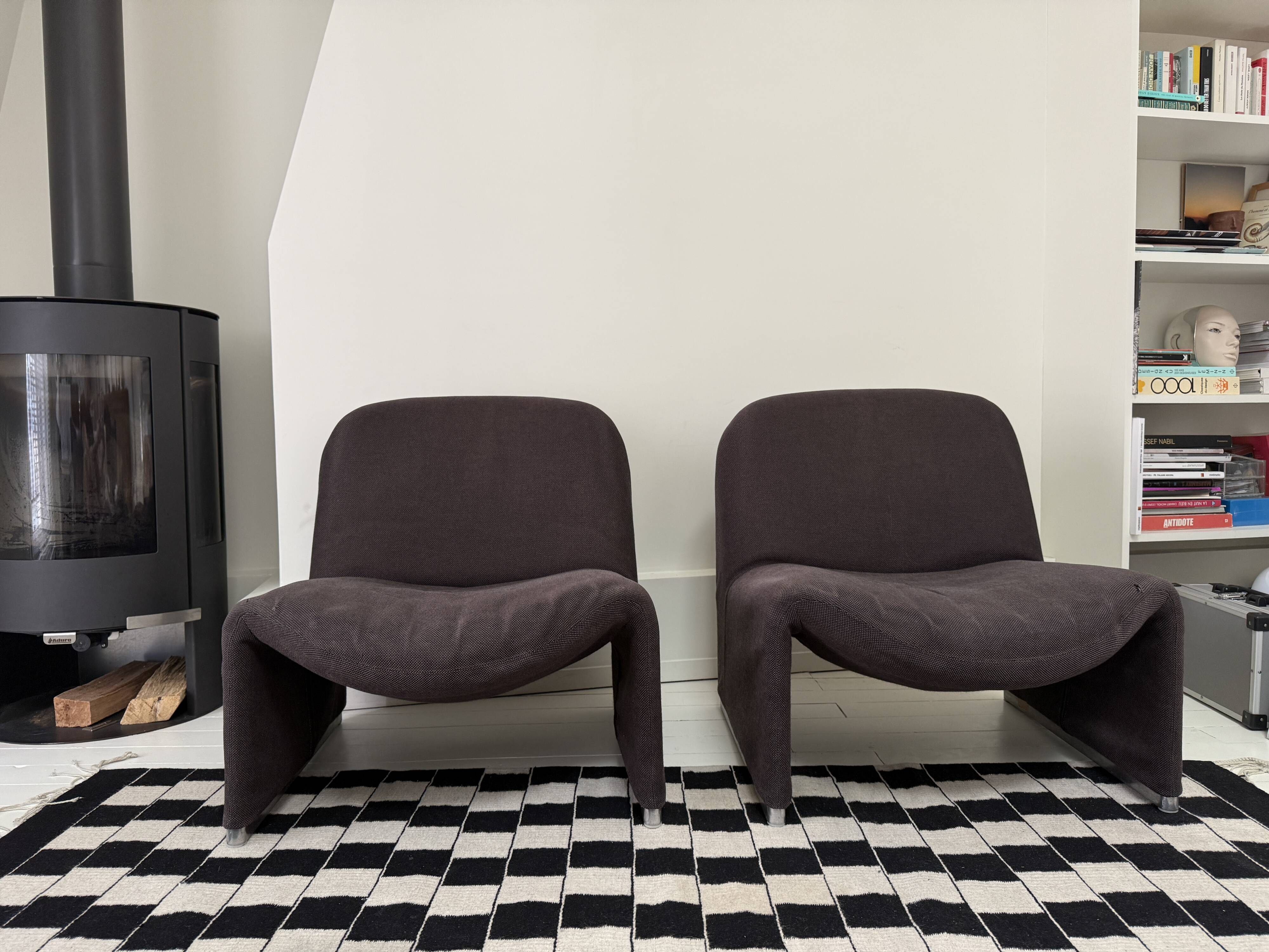Pair of Alky Giancarlo Piretti armchairs
