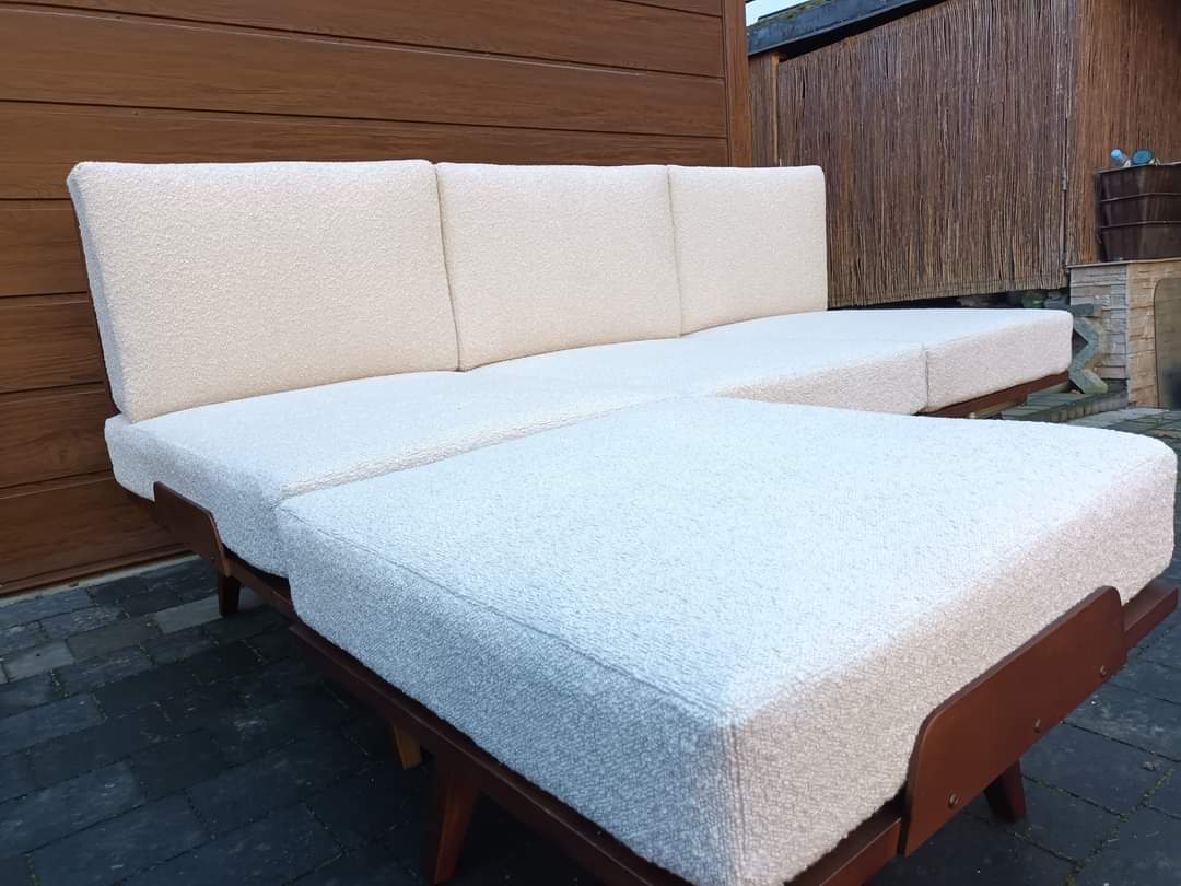 Jiràk sofa bed by TATRA to Renovate, Czech Vintage 1960s
