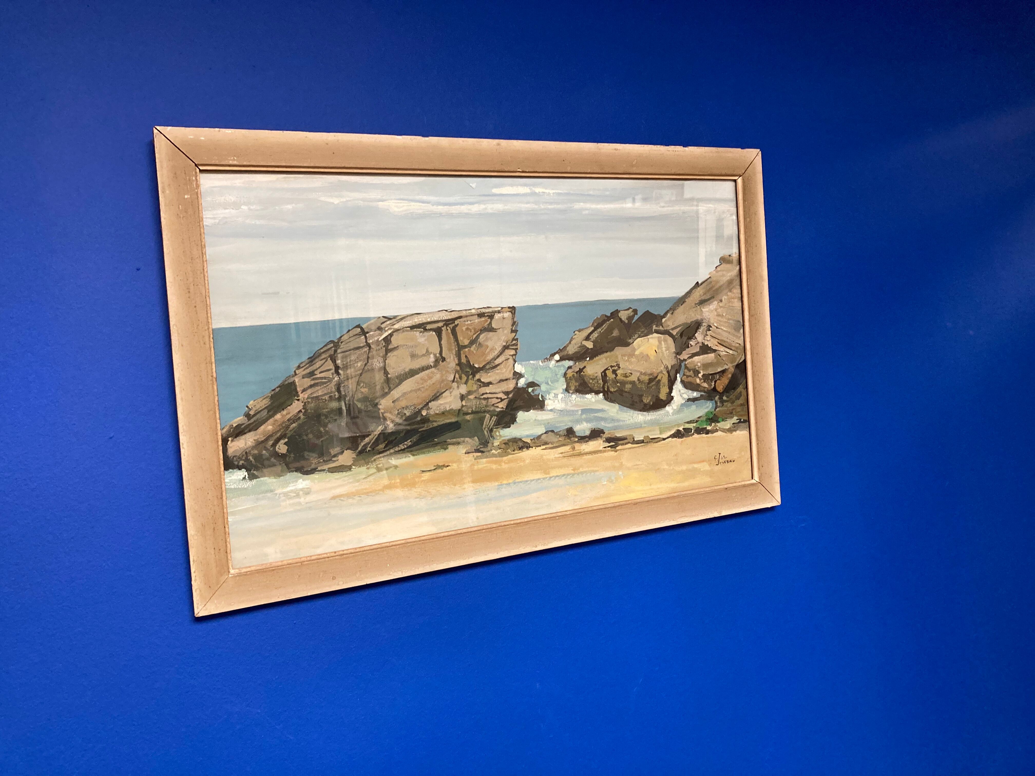 Vintage Quiberon Painting