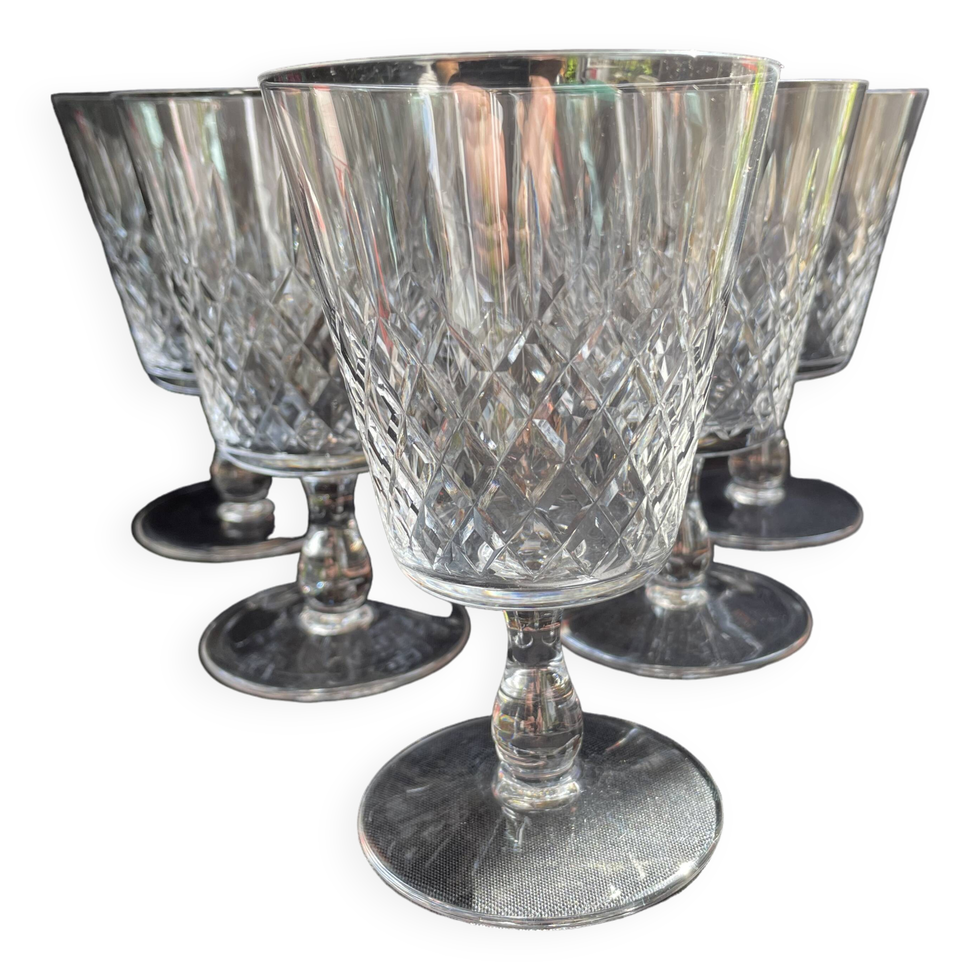 6 Port glasses – Cristallerie de Lorraine in Lemberg (1925-1997)