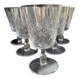 6 Port glasses – Cristallerie de Lorraine in Lemberg (1925-1997)