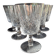 6 Port glasses – Cristallerie de Lorraine in Lemberg (1925-1997)