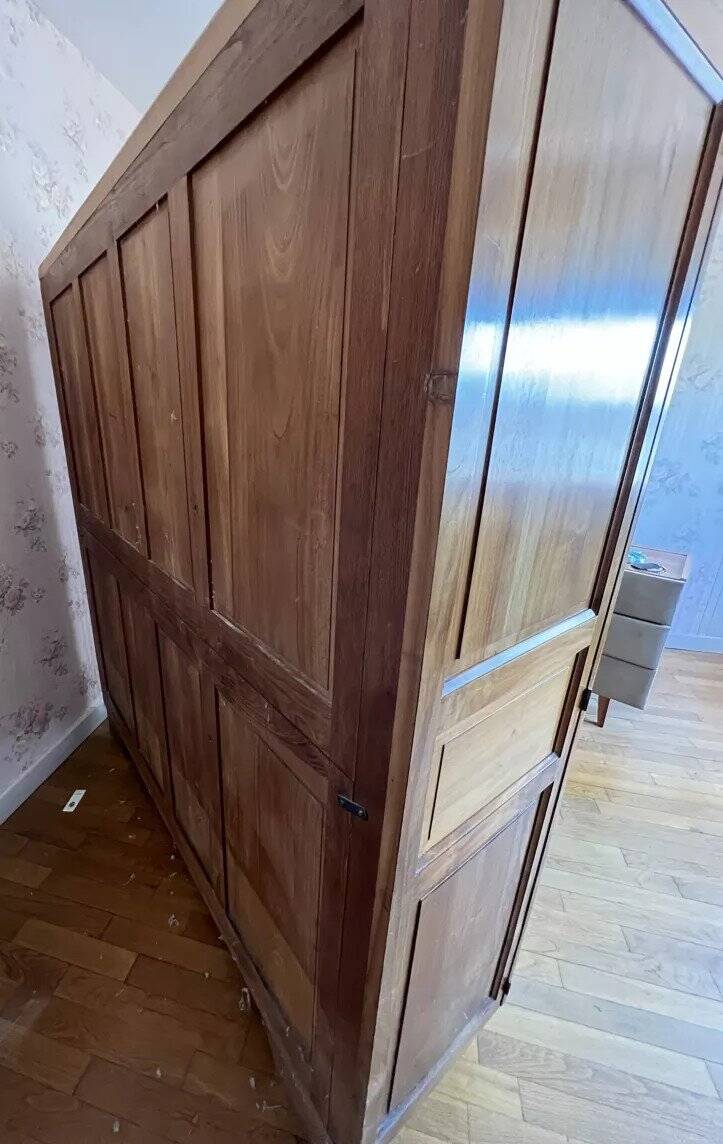 Walnut wardrobe art deco period