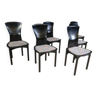 Vintage Pelope dining chairs by Francesco Binfarè for Cassina, 1990s