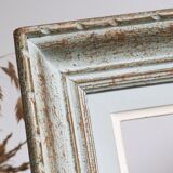 Old patinated frame