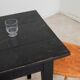 Large black farmhouse table 1950