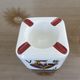Vintage ceramic ashtray, playing cards, 50s 60s.