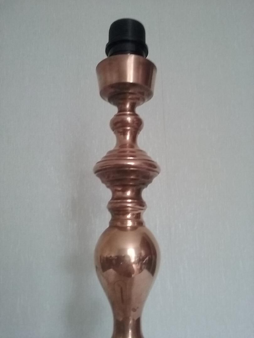 Brass lamp foot in brass 70-80s