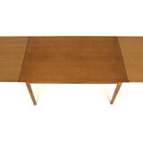 Oak "wallet" dining table, Sweden, 1960s