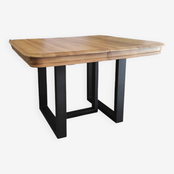 Table Henri II version 2023 pieds acier sur mesure