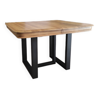 Table Henri II version 2023 pieds acier sur mesure