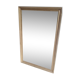 Louis Philippe fireplace mirror, old wood and stucco, mercury ice cream