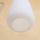 Suspension scandinave opaline et teck par Uno et Östen Kristiansson pour les éditions Luxus