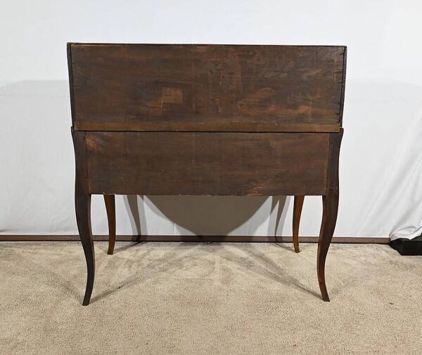 Petit Bureau de Port en Acajou de Cuba, époque Louis XV – XVIIIe